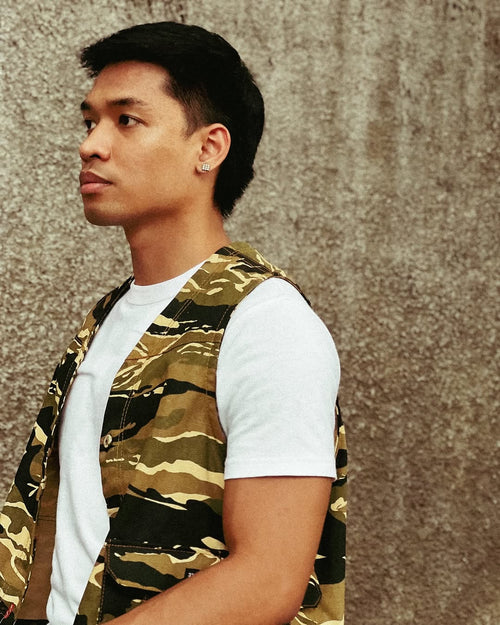 CROPPED CAMO VEST