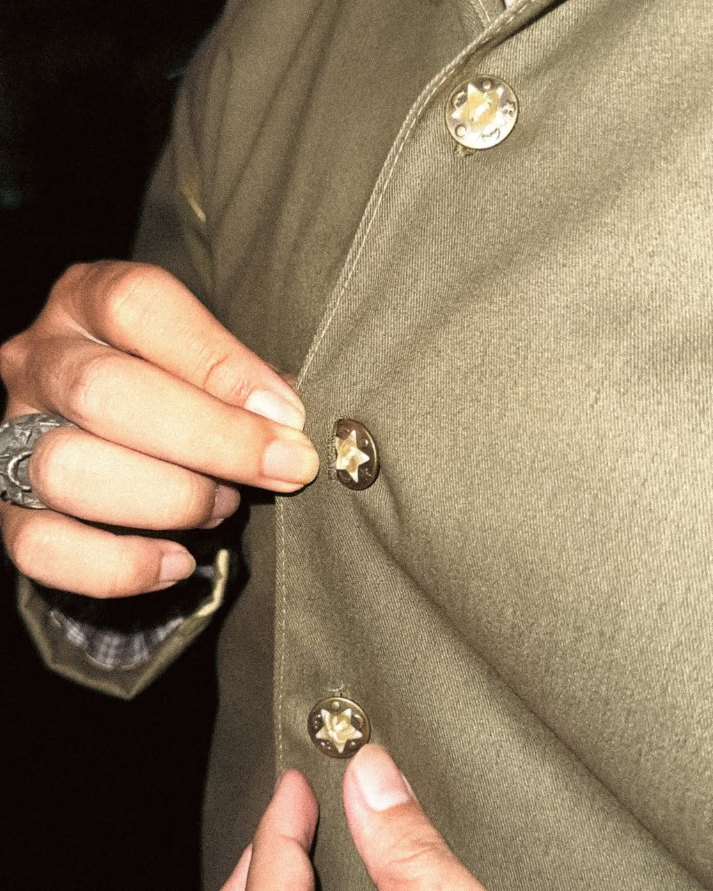 FATIGUE GREEN & CAMO CHORE JACKET