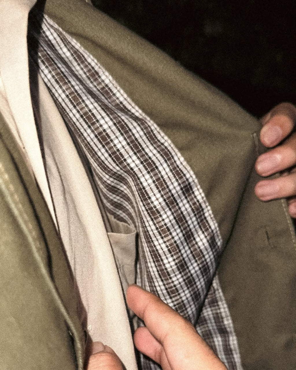 FATIGUE GREEN & CAMO CHORE JACKET