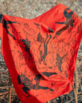 FORAGE SCARF 321 X FRANCE DAFFON ORANGE