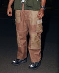 HUNT AND HARVEST BROWN TRI-TONE PANTS