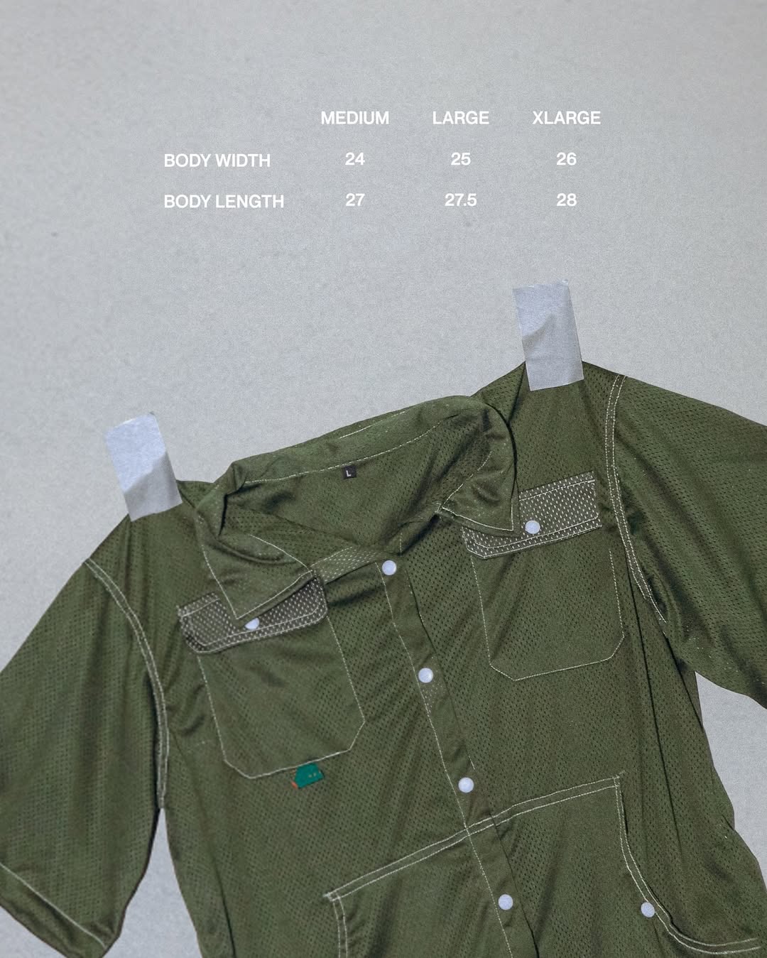 HUNT AND HARVEST GREEN MESH CAMP SHIRT
