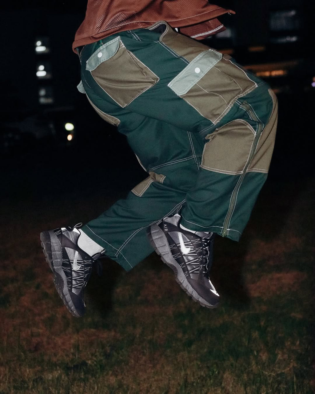 HUNT AND HARVEST GREEN TRI-TONE PANTS