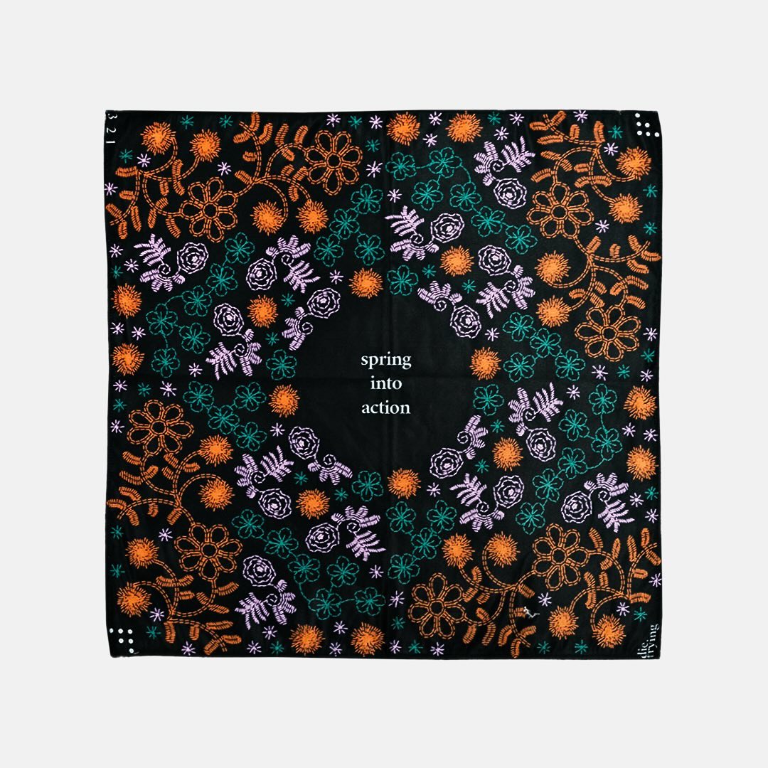 SPRING INTO ACTION SCARF