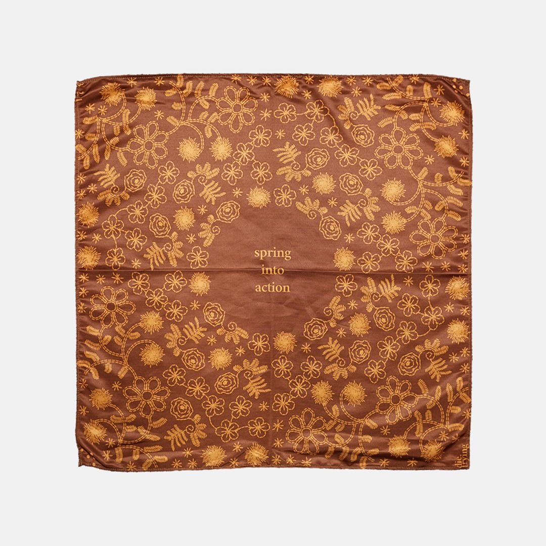 SPRING INTO ACTION SCARF